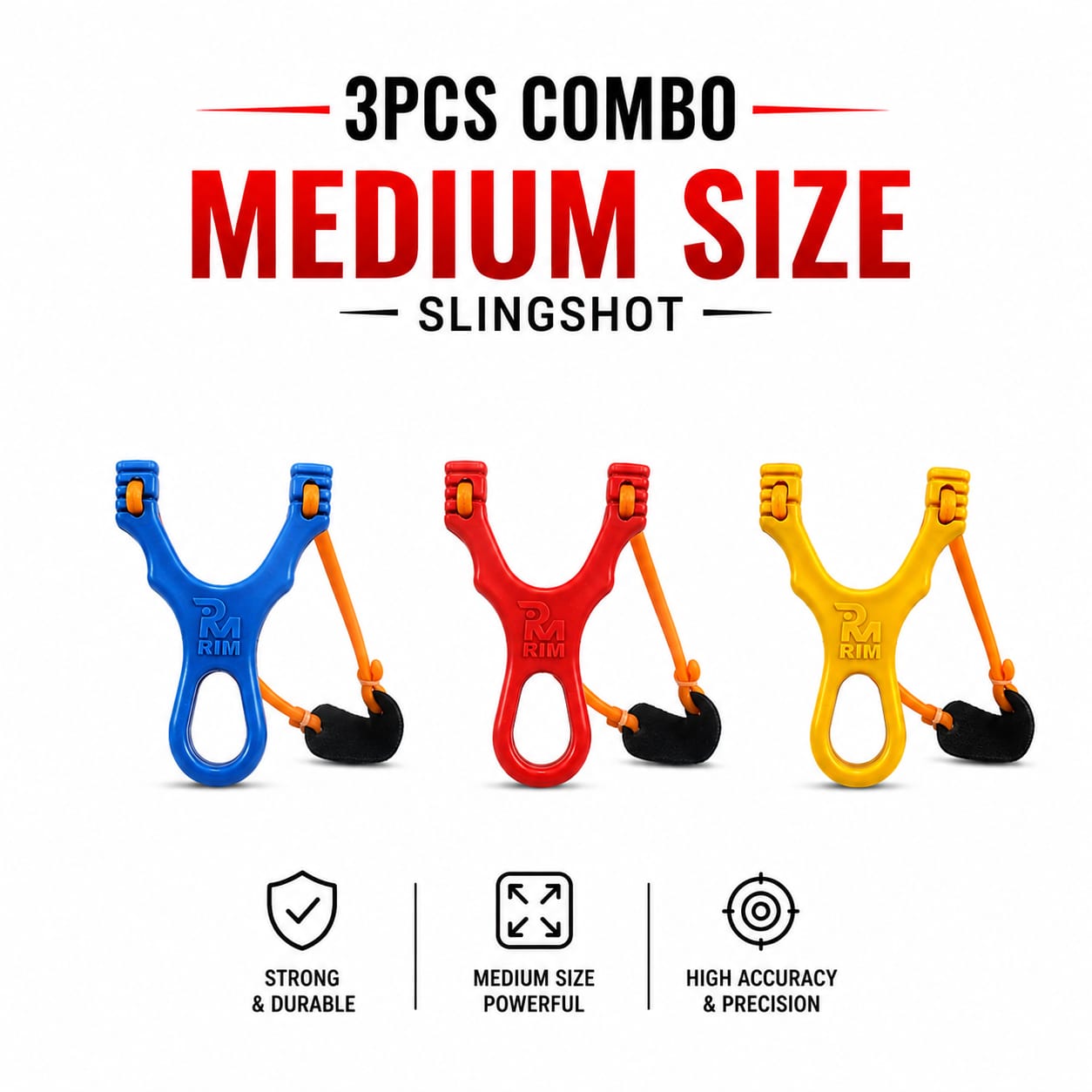 Slingshot Medium (3 Pcs Combo)